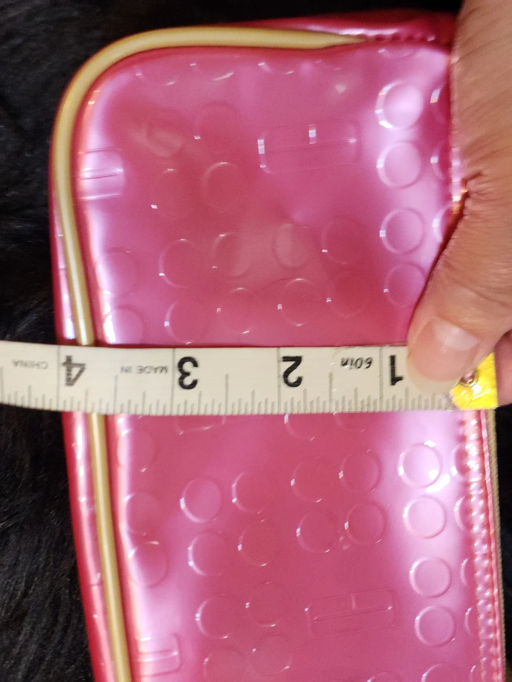 Clinique Hot Pink Cosmetic Pouch Set with Card Case - Picture 10 of 16